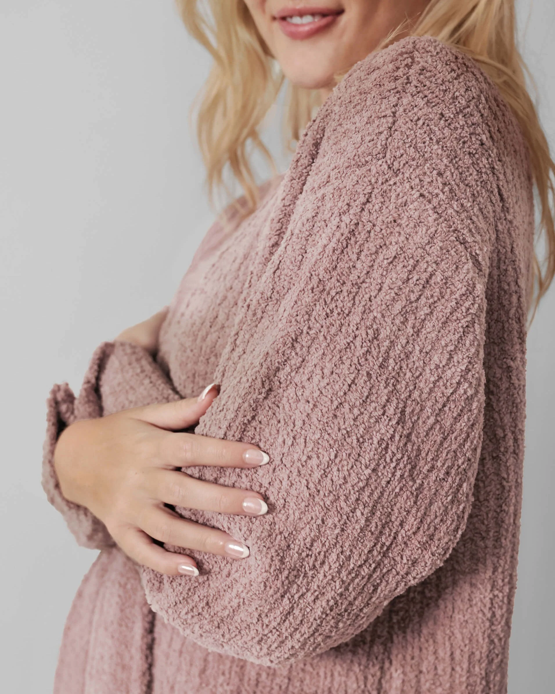 Snug Ribbed Cardigan Robe | Last Chance - Image 2