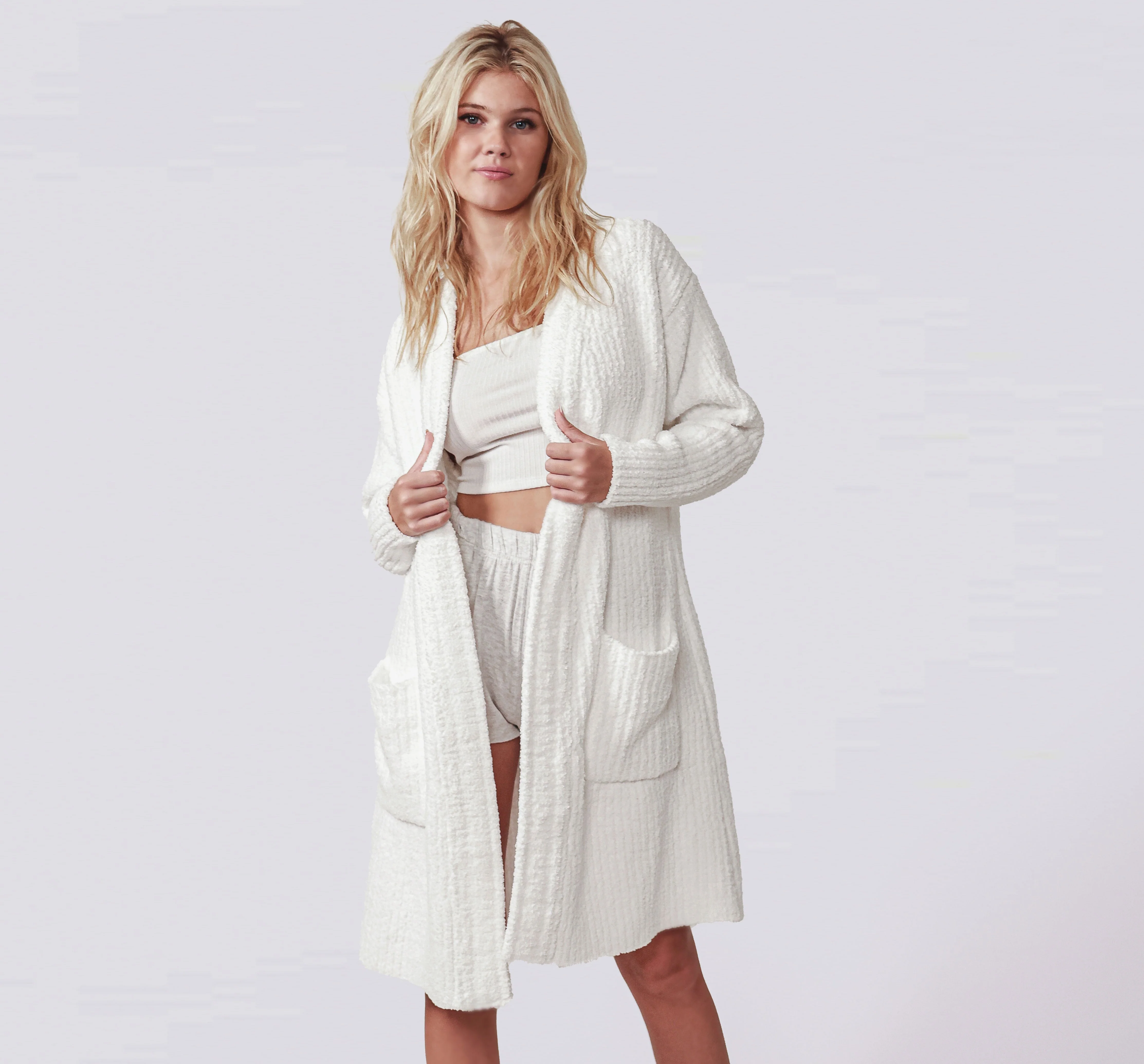 Snug Ribbed Cardigan Robe | Last Chance - Image 20