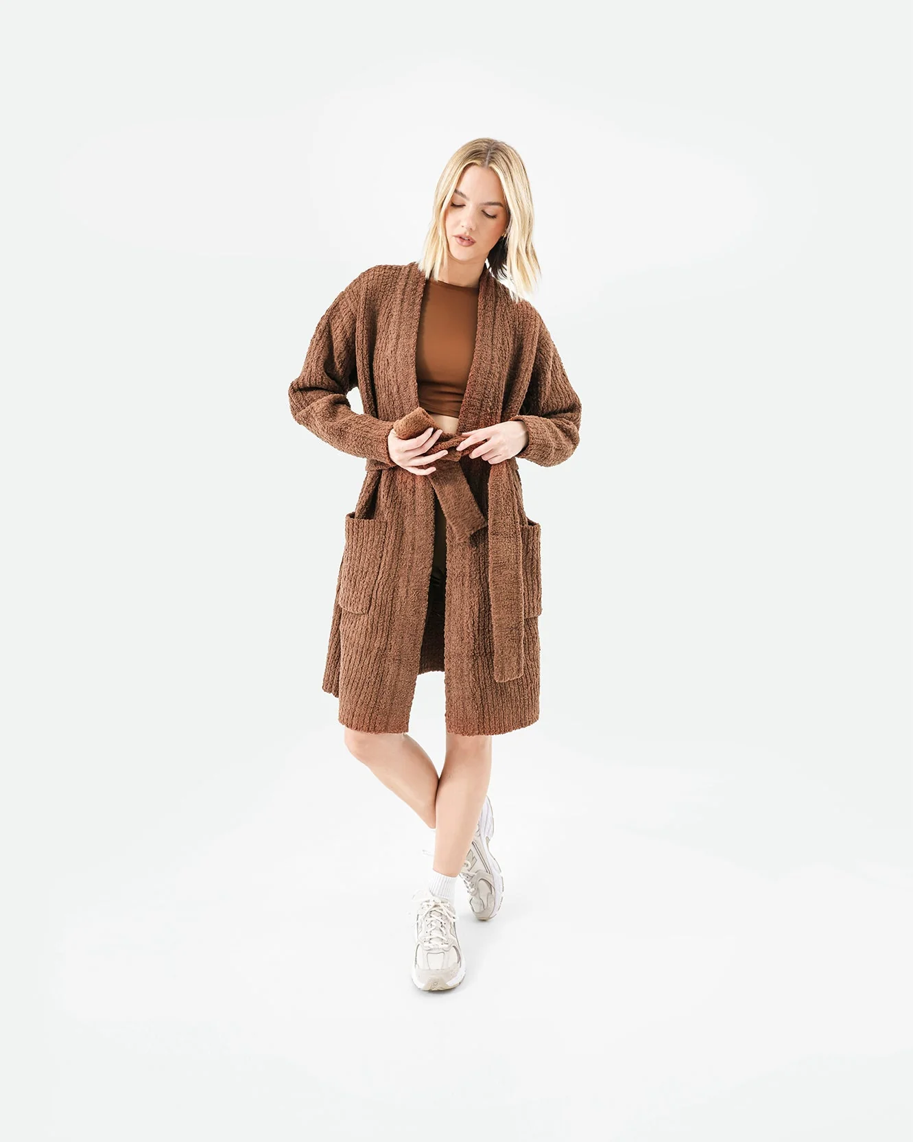 Snug Ribbed Cardigan Robe | Last Chance - Image 24