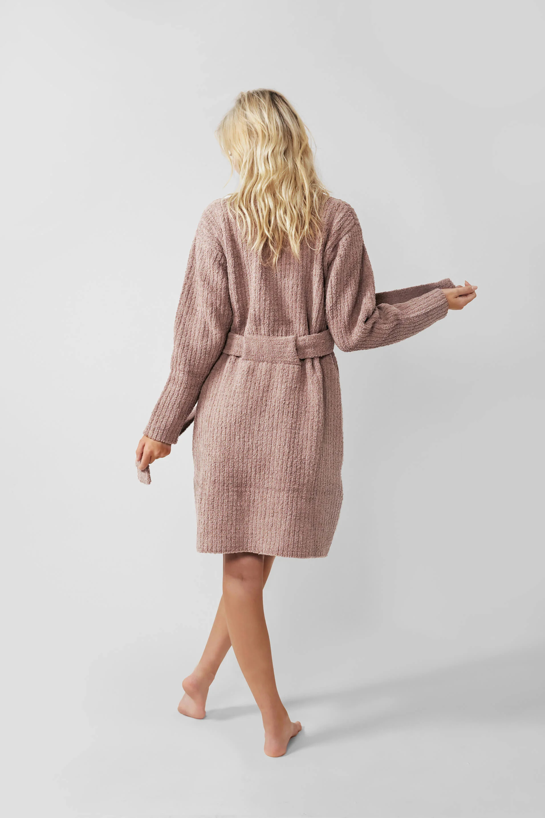 Snug Ribbed Cardigan Robe | Last Chance - Image 4
