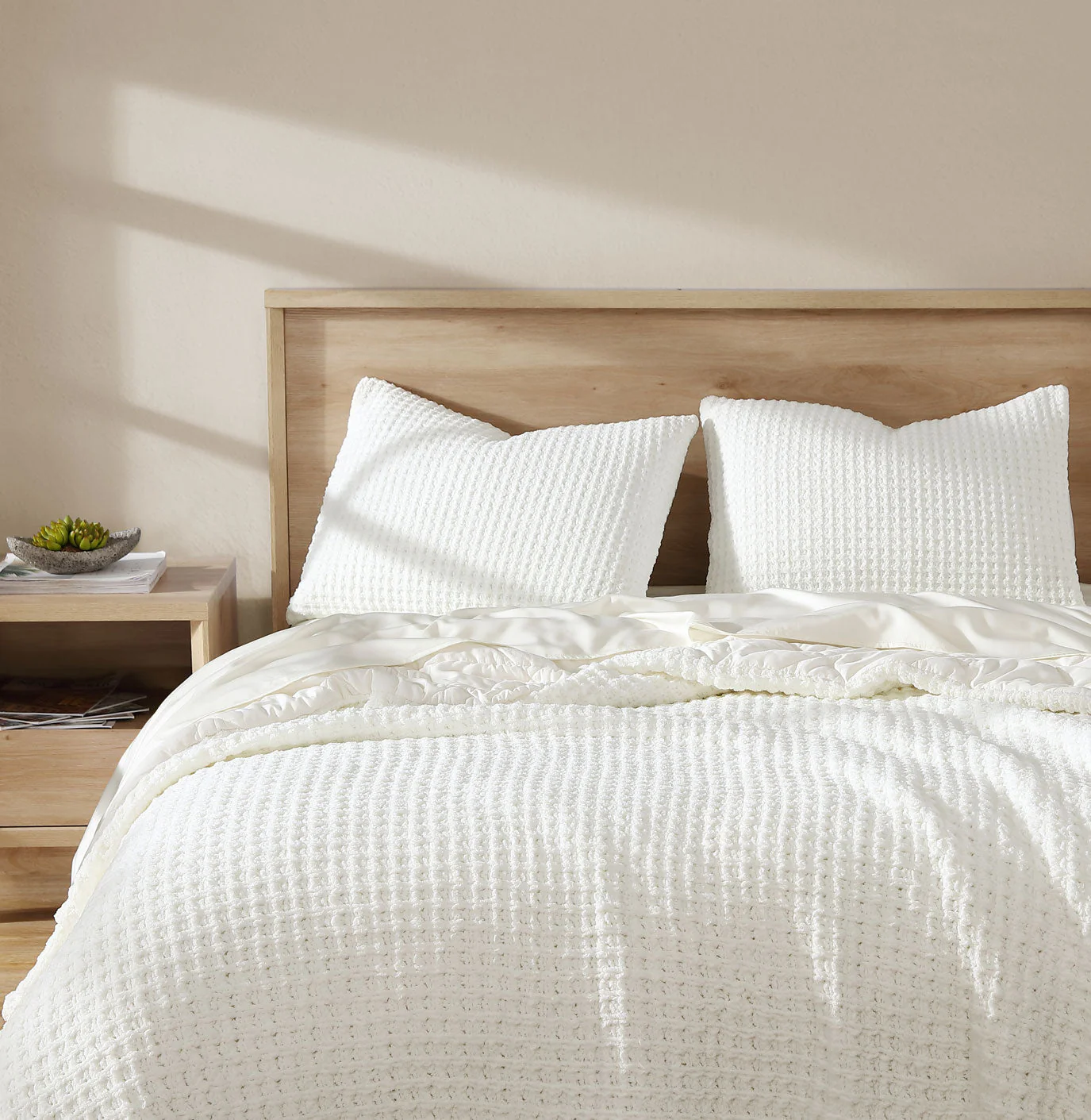 Snug Waffle + Bamboo Sham Set - Image 16