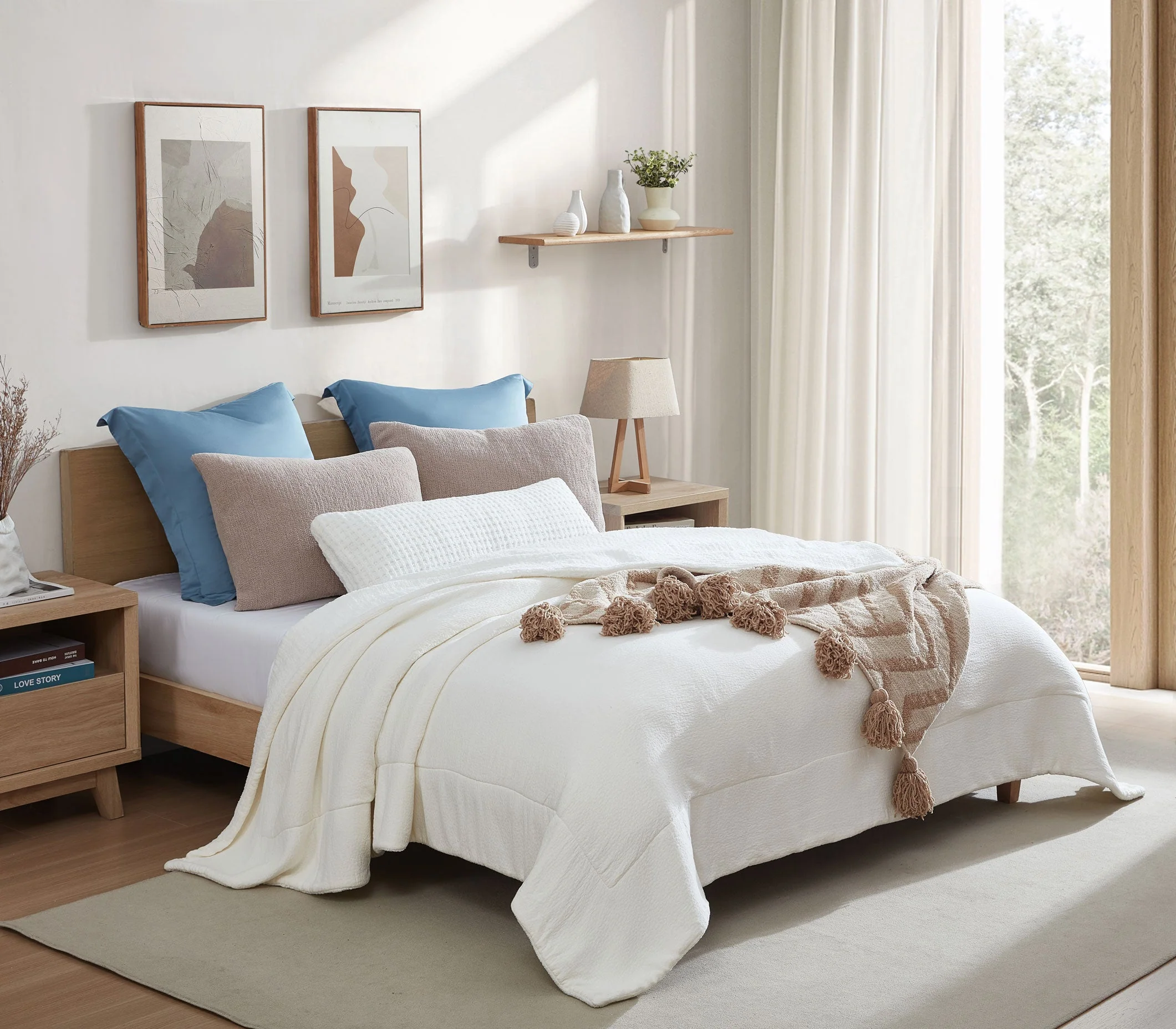 Snug Waffle Lumbar Pillow - Image 4