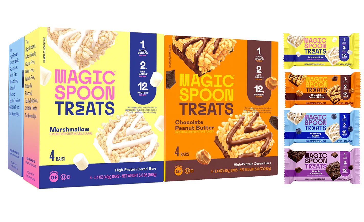 Treats Sampler Pack - 16 Cereal Treats (4 Boxes) (TTS)